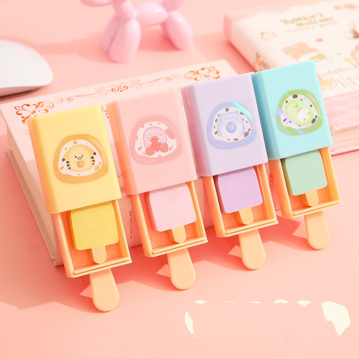 Kawaii Creative Rubber Magic Box - Cartoon Eraser Set