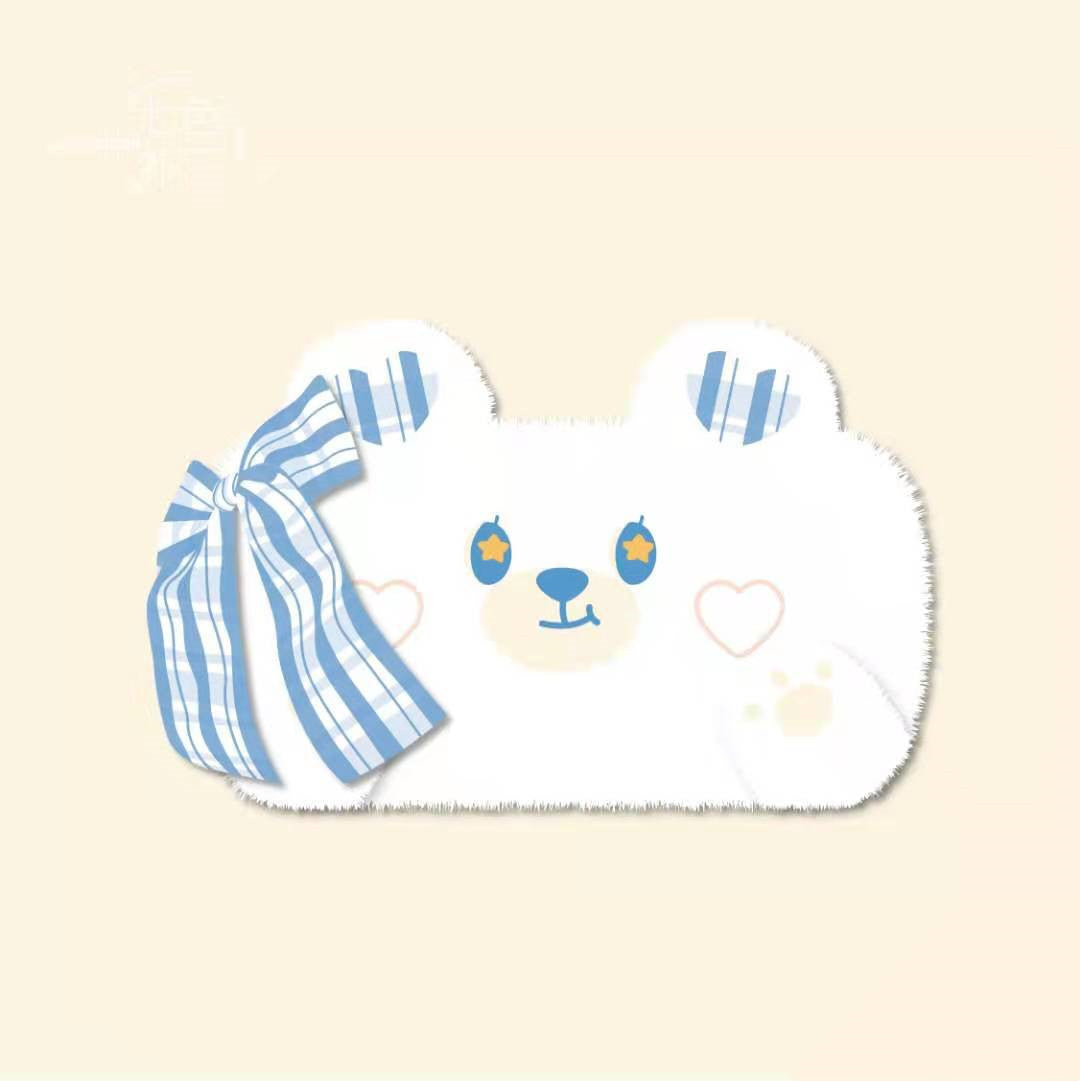 Kawaii Plush Storage Bag - Cute Makeup & Stationery Case