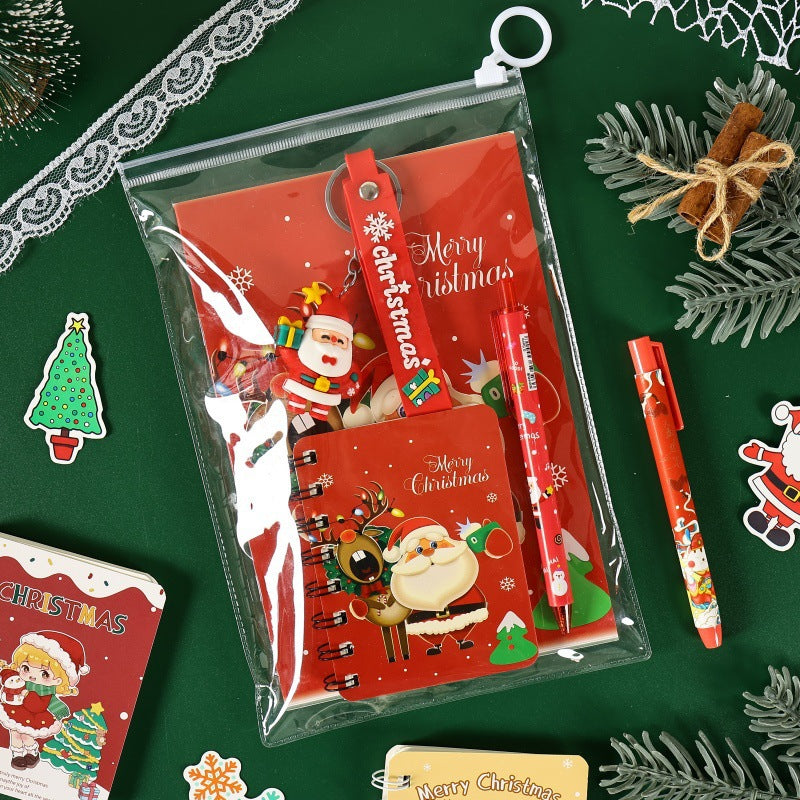 Christmas Student Stationery Set - Kawaii Holiday Study Supplies Gift Pack