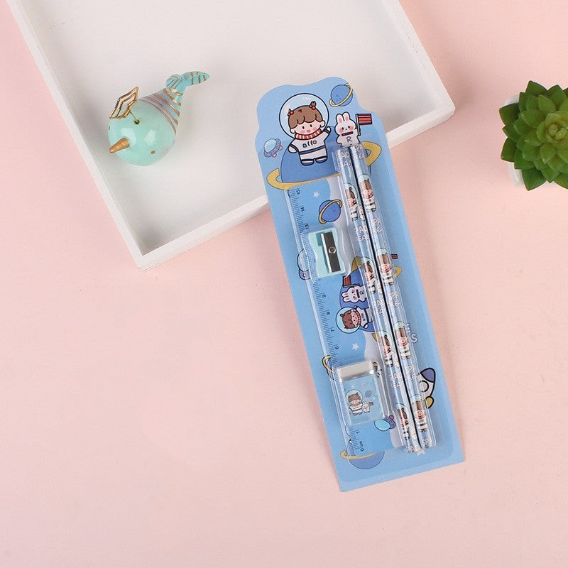 Kawaii Student Pencil & Stationery Learning Set