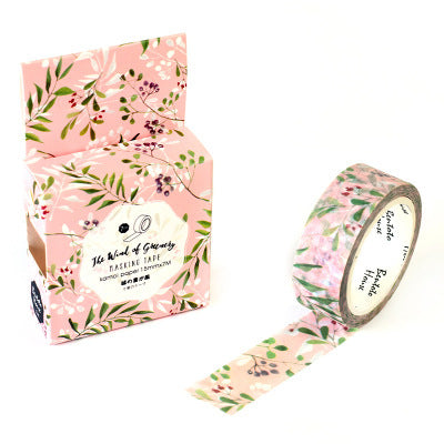 Kawaii Cherry Blossom Washi Tape - Decorative Stationery