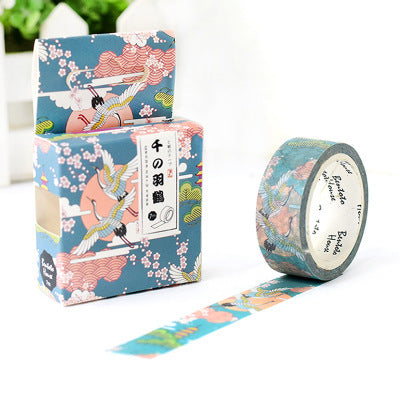 Kawaii Cherry Blossom Washi Tape - Decorative Stationery