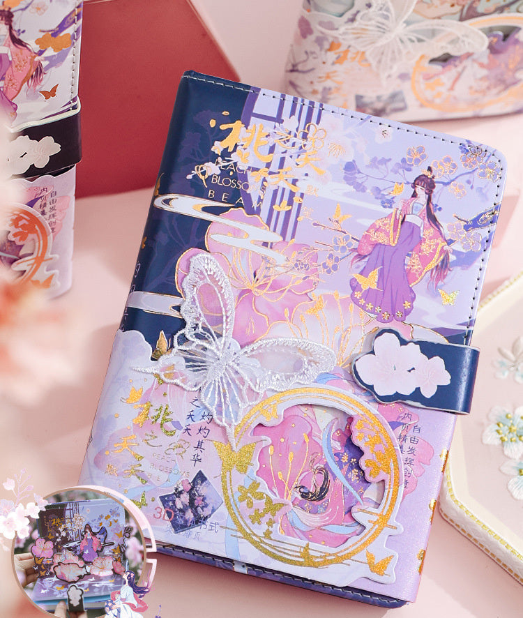 Kawaii Delicate Floral Journal - Fairy Tale Notebook 130mm x 180mm