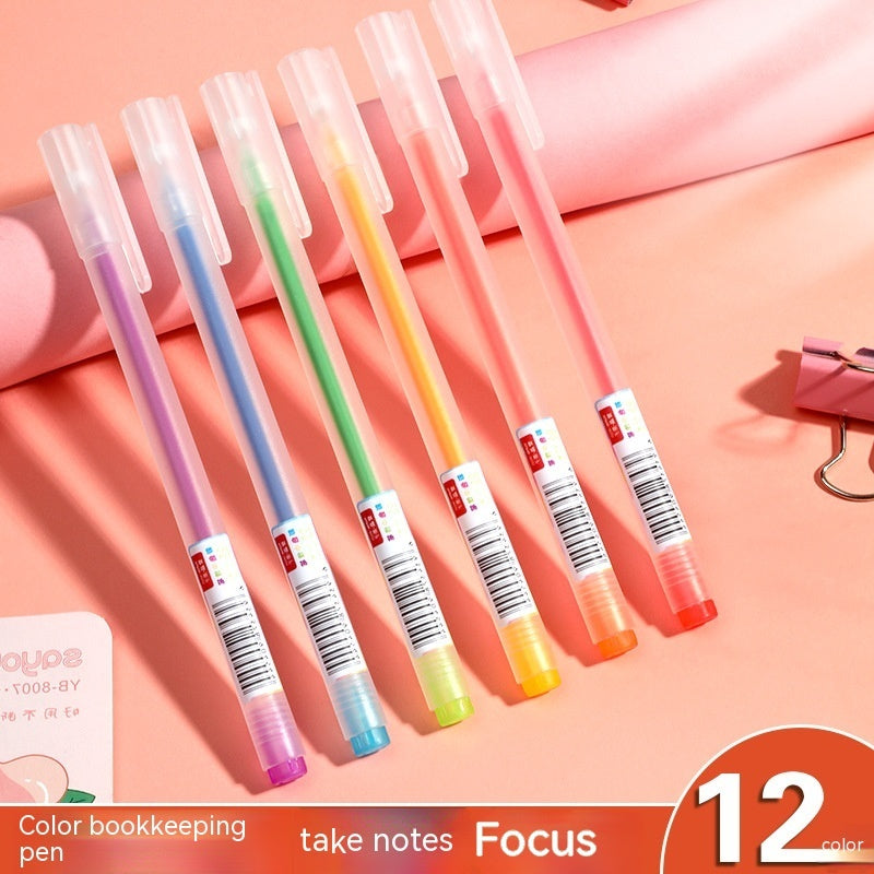 12 Color Journal Gel Pen Set