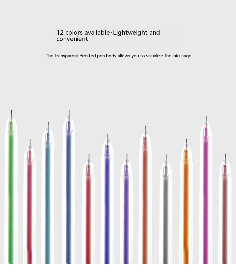 12 Color Journal Gel Pen Set