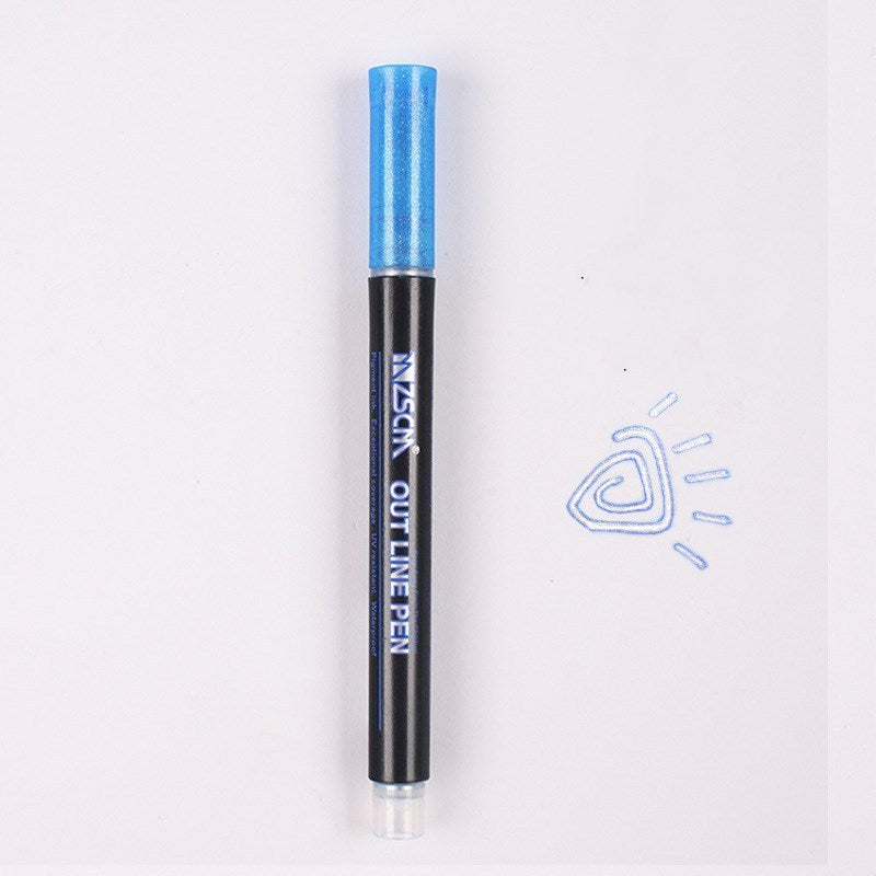 Kawaii Freehand Highlighter Set - Colorful Study Markers
