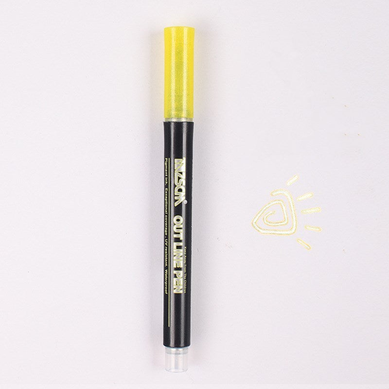 Kawaii Freehand Highlighter Set - Colorful Study Markers