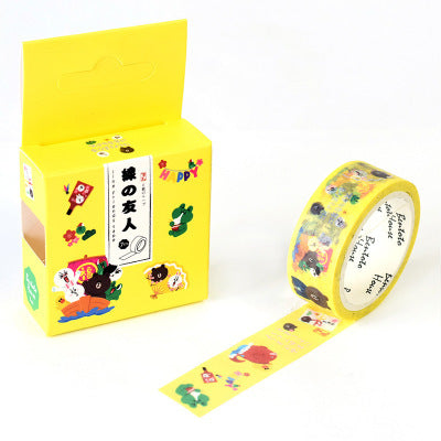 Kawaii Cherry Blossom Washi Tape - Decorative Stationery