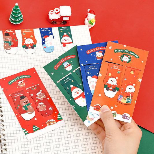 "Festive Friends Magnetic Bookmarks"
