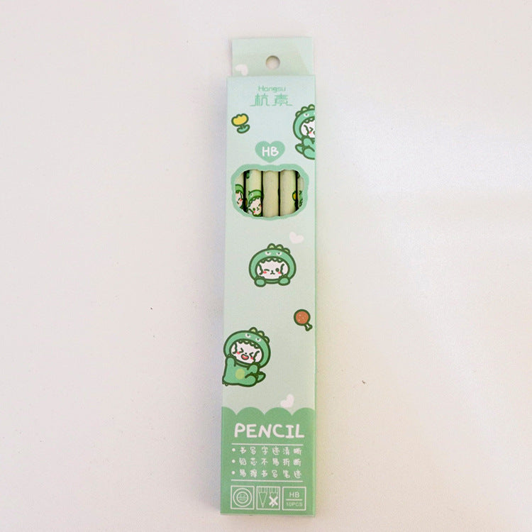 Kawaii Cartoon Boxed Thick Pencils - HB with Eraser