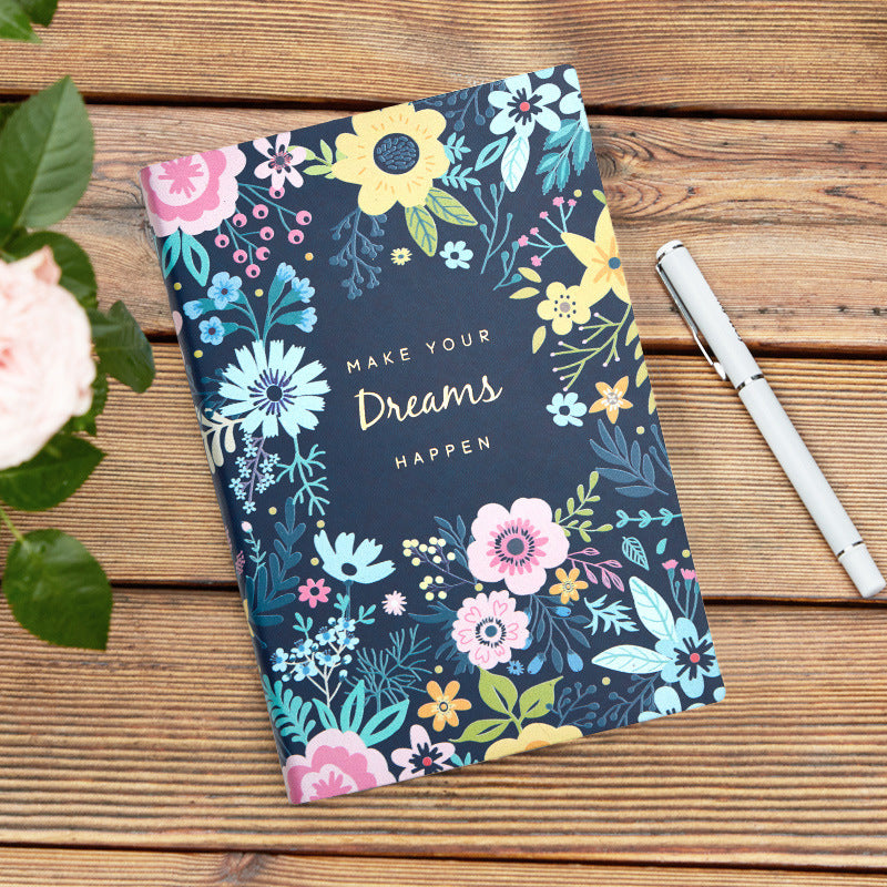 Kawaii A5 Literary Delicate Notebook - Elegant Journal & Planner