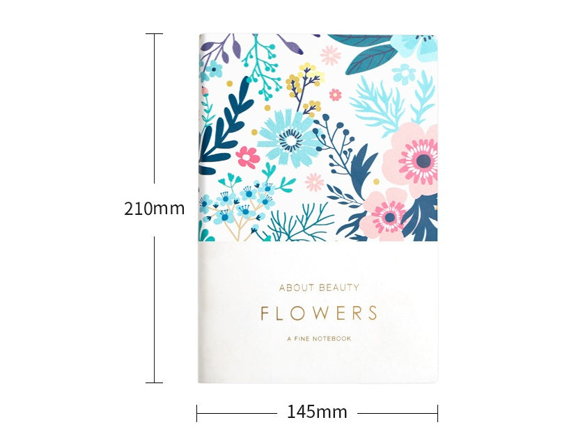 Kawaii A5 Literary Delicate Notebook - Elegant Journal & Planner