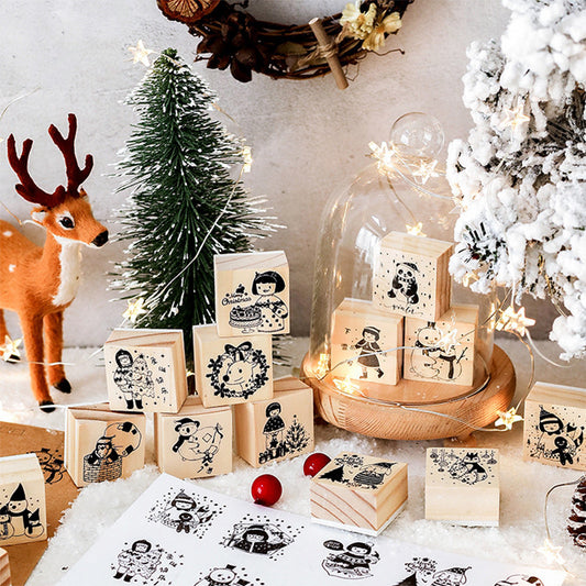 Cozy Christmas Stamp Collection