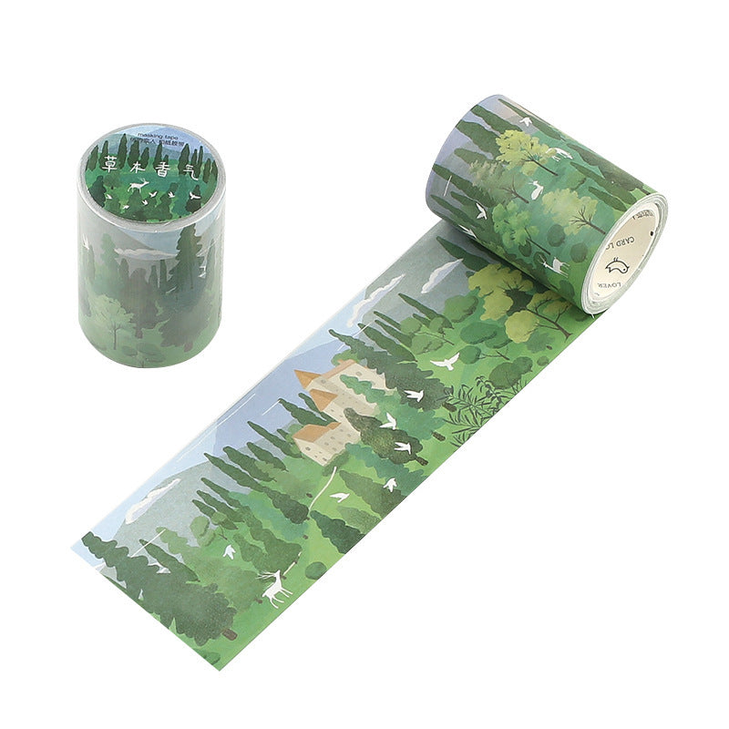 Fantastic Dream Series Masking Washi Tape Flower Forest