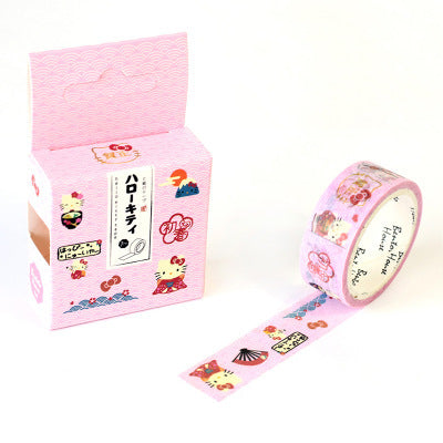Kawaii Cherry Blossom Washi Tape - Decorative Stationery