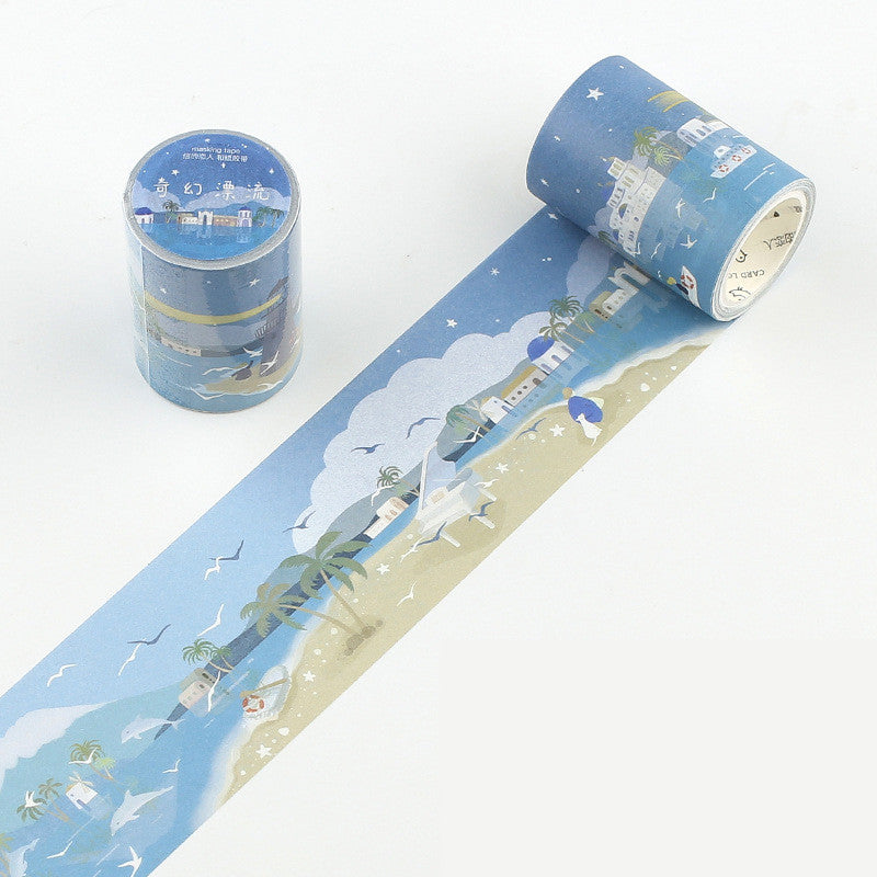 Fantastic Dream Series Masking Washi Tape Flower Forest