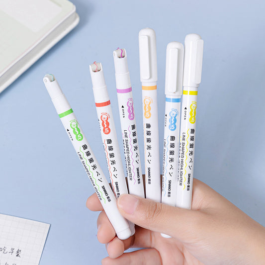 Student Stationery Fashion Creative Curve Pen