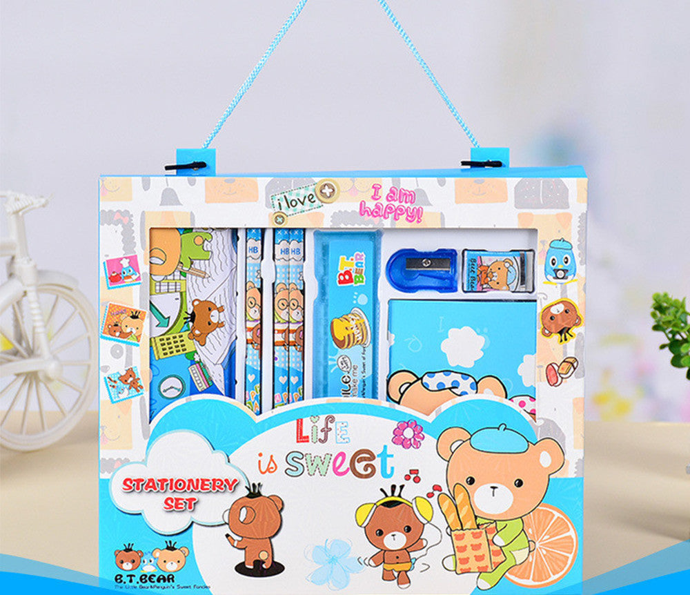 Kawaii Children's School Supplies Set - Kindergarten Reward Gift