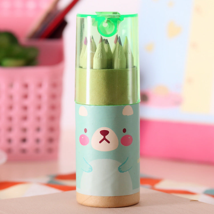 Kawaii Cute Bear 12 Color Pencil Leads Set
