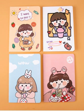 Kawaii Car Line A5 Notebook - Office & Student Notepad
