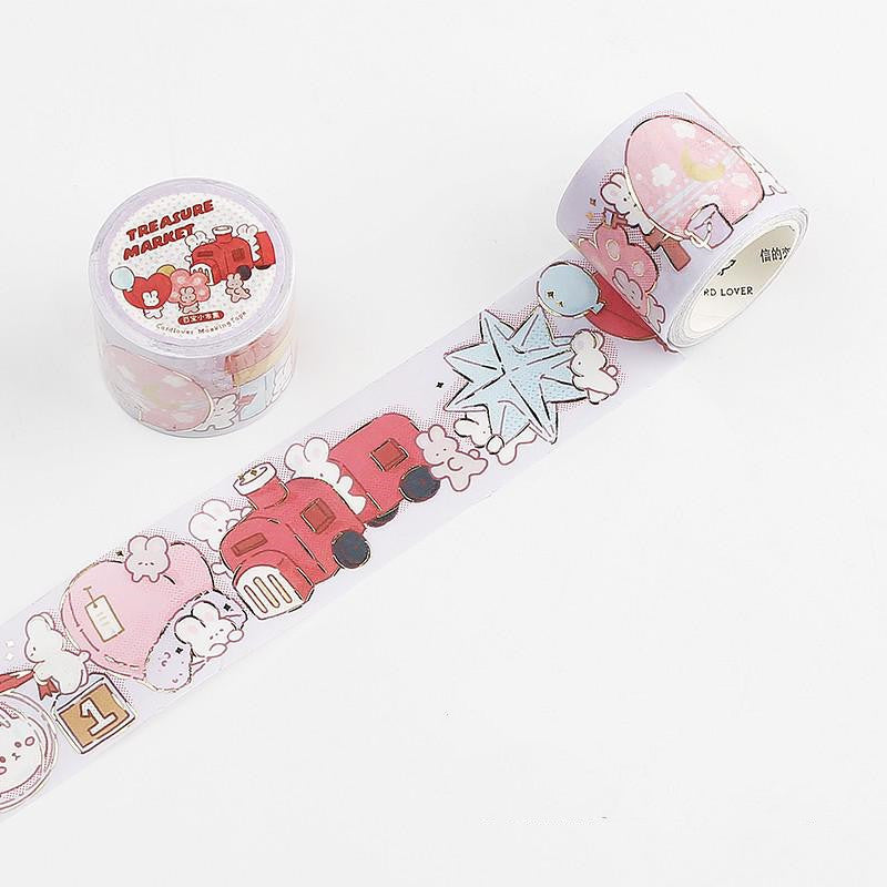 Letter Lovers Bronzing Washi Tape Decorative Sticker