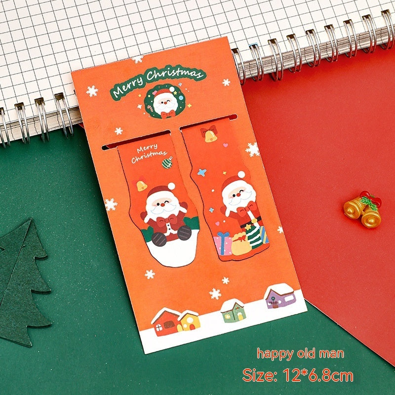 "Festive Friends Magnetic Bookmarks"