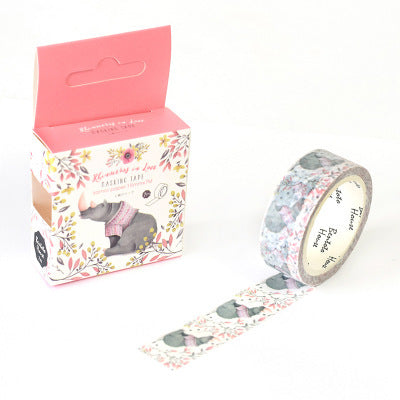Kawaii Cherry Blossom Washi Tape - Decorative Stationery