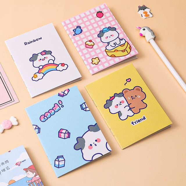 Kawaii Korean Mini Notebook - Kids Cartoon Design