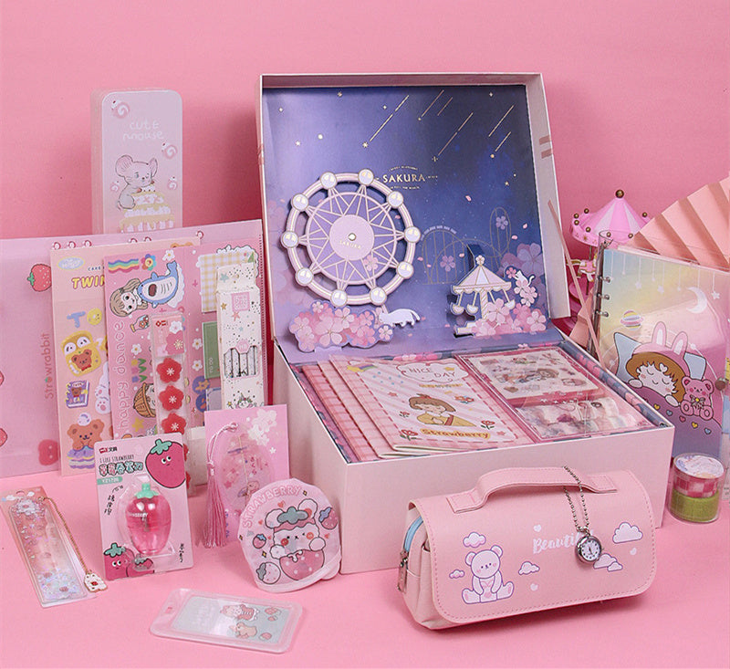 Kawaii Year of the Ox Stationery Gift Set - Children's Collection