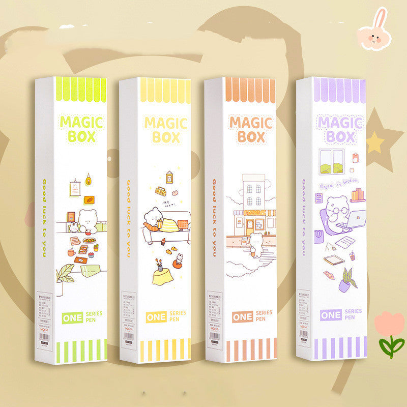 Kawaii Stationery Blind Box Pen Set - Cute Primary School Surprise