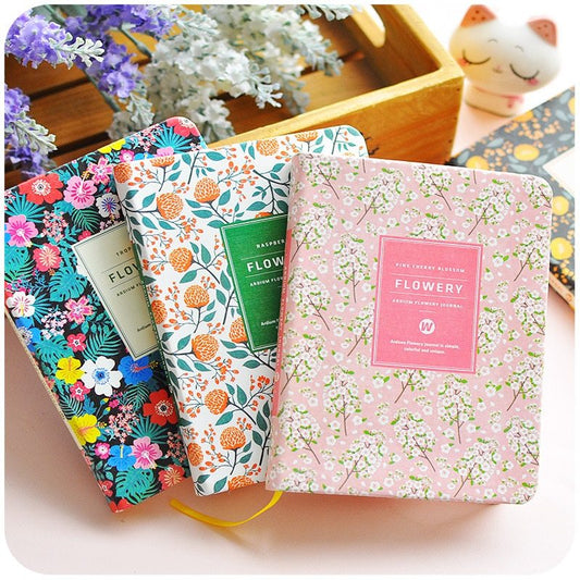 Kawaii Floral Loose-leaf Notebook - A5 Planner & Journal