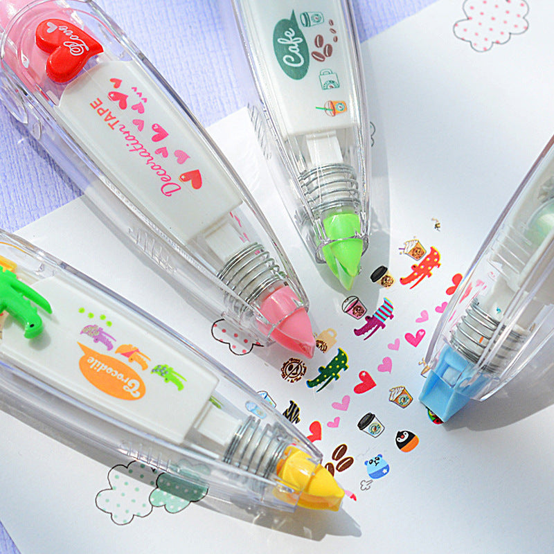 Kawaii Creative Cartoon Push Correction Tape