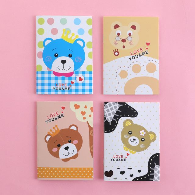 Kawaii Korean Mini Notebook - Kids Cartoon Design