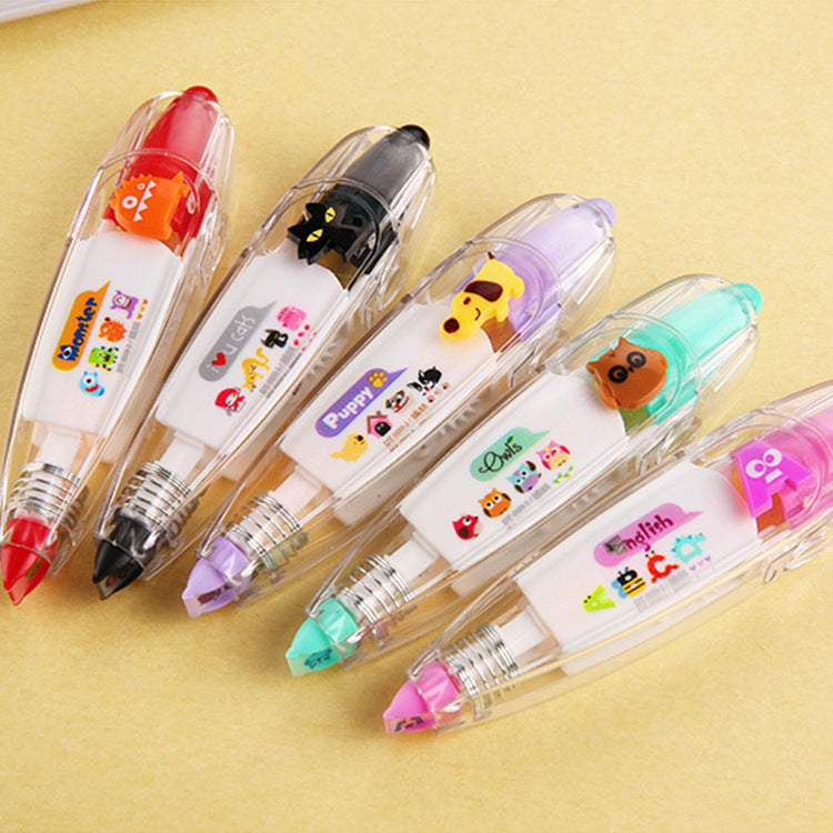 Kawaii Creative Cartoon Push Correction Tape