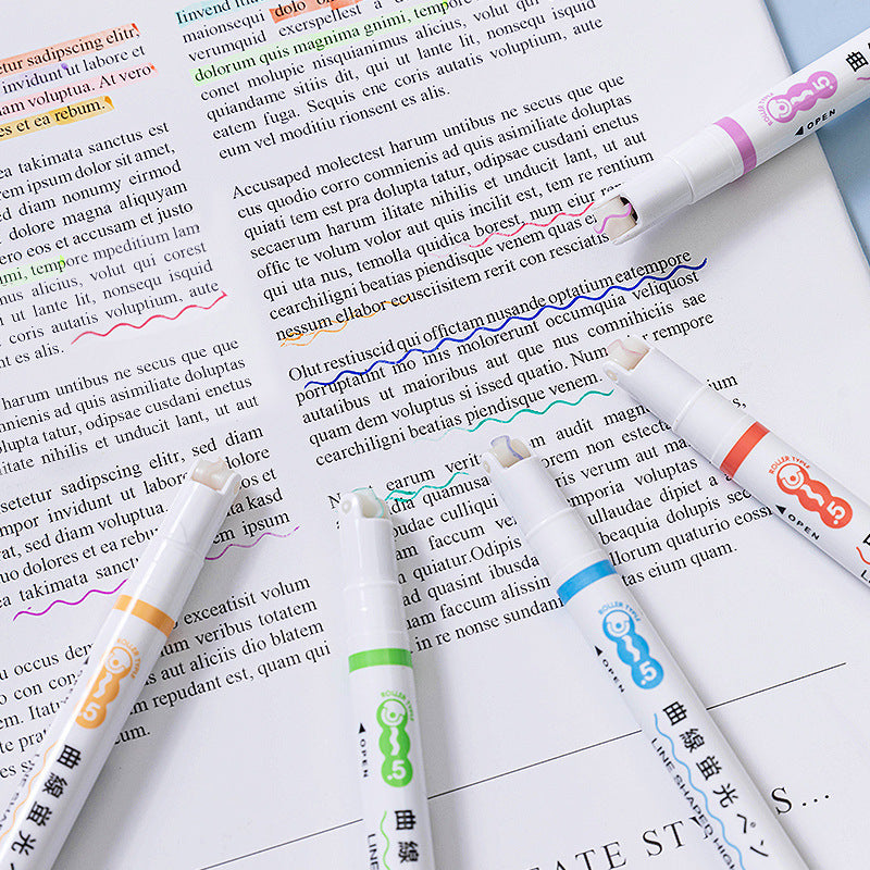 Student Stationery Fashion Creative Curve Pen