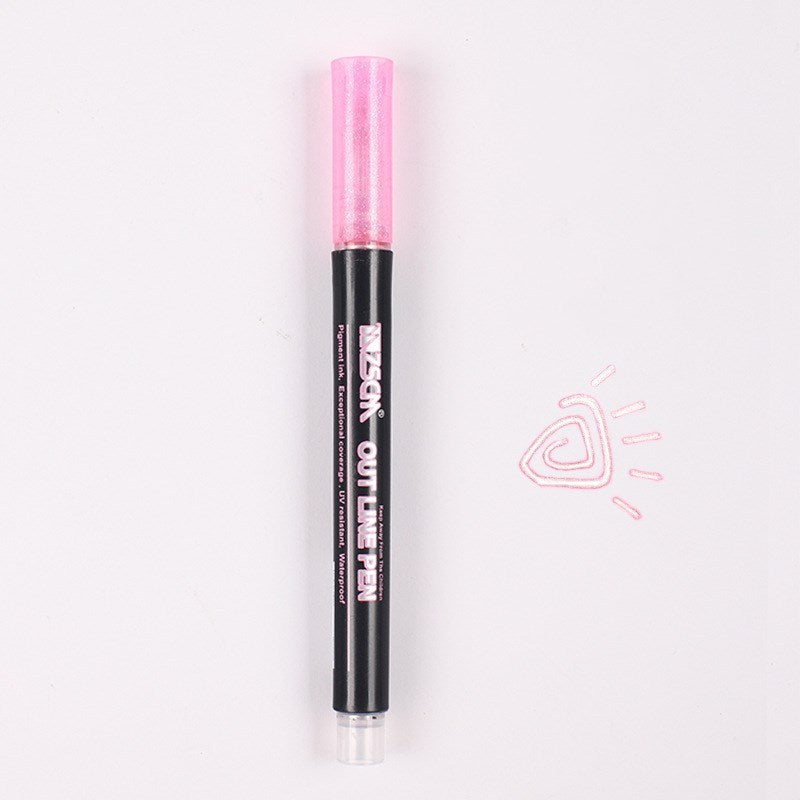 Kawaii Freehand Highlighter Set - Colorful Study Markers