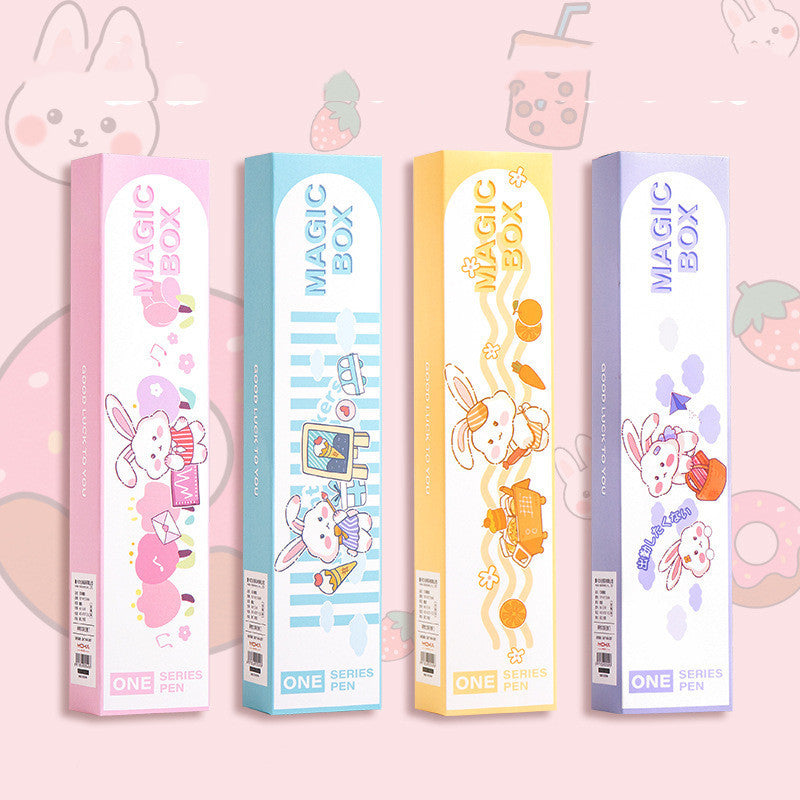 Kawaii Stationery Blind Box Pen Set - Cute Primary School Surprise