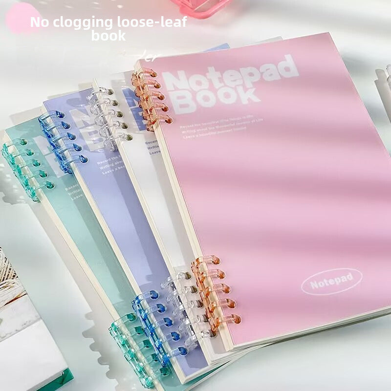 A5 Loose-Leaf Notebook - Removable Coil Notebook Student Notepad
