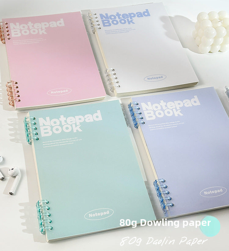 A5 Loose-Leaf Notebook - Removable Coil Notebook Student Notepad