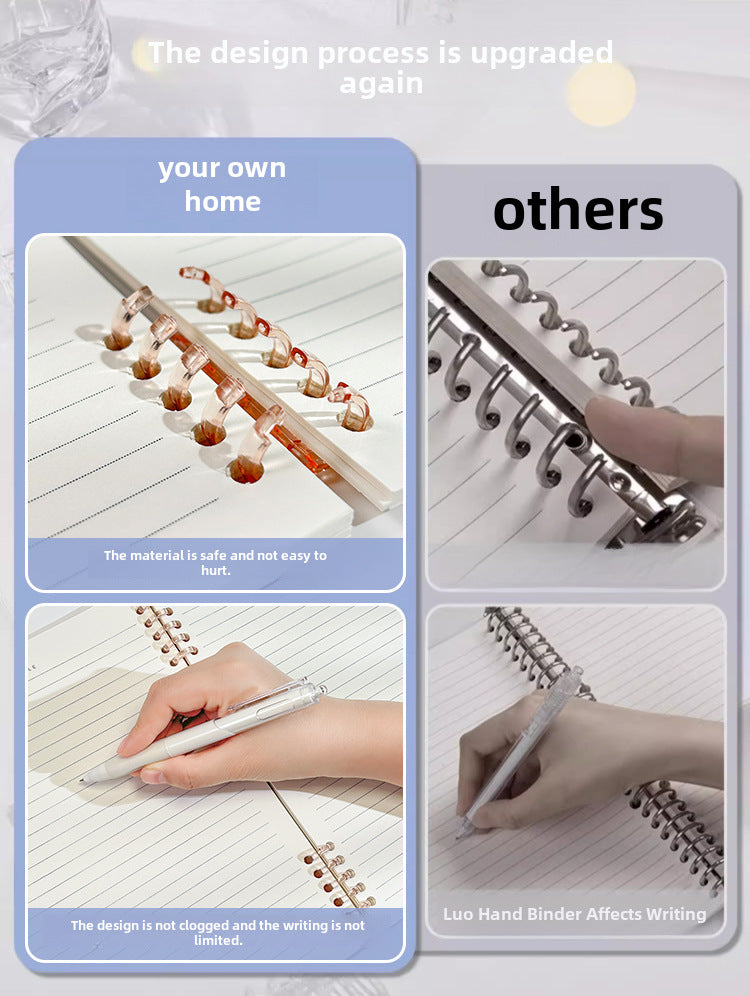 A5 Loose-Leaf Notebook - Removable Coil Notebook Student Notepad