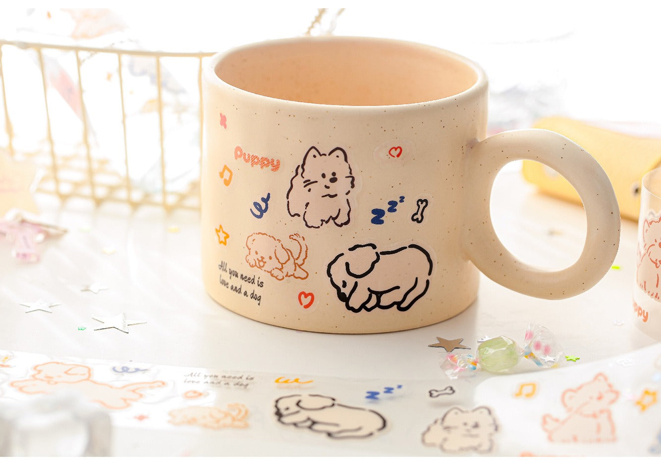 Kawaii Cat Washi Tape - Cat's Imagination Animal Theme