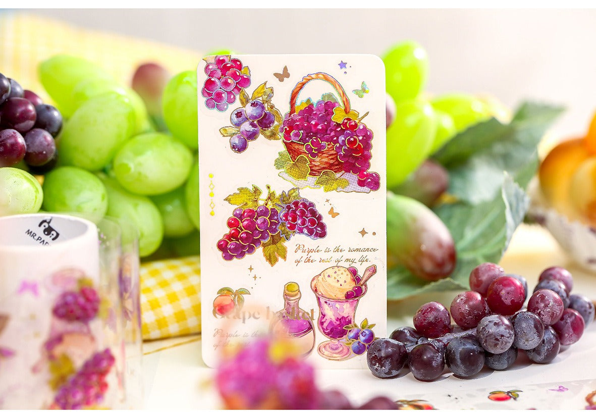 Kawaii Fruit Washi Tape - Strawberry Ramble Sweet Style