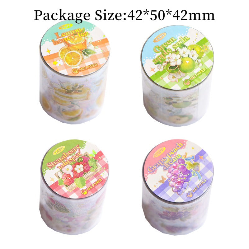 Kawaii Fruit Washi Tape - Strawberry Ramble Sweet Style