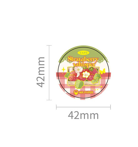 Kawaii Fruit Washi Tape - Strawberry Ramble Sweet Style