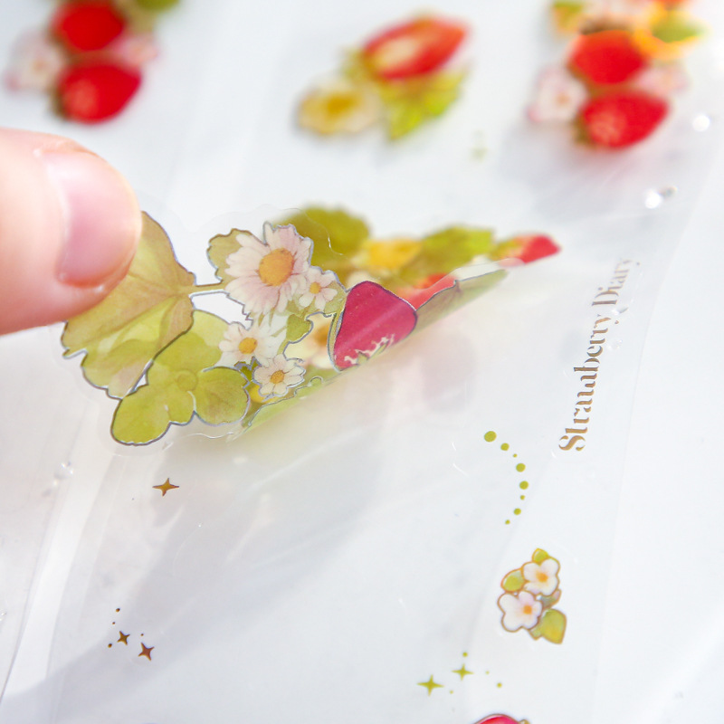 Kawaii Fruit Washi Tape - Strawberry Ramble Sweet Style