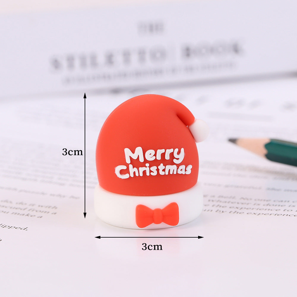 Kawaii Christmas Pencil Sharpener - Cute Santa Reindeer Tree Manual Sharpener