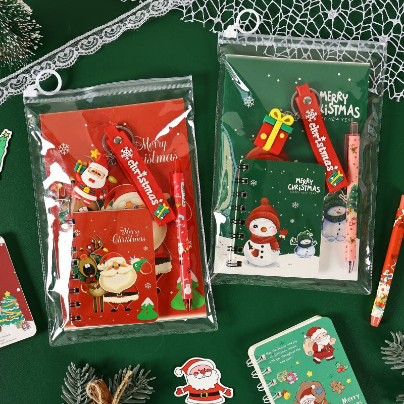 Christmas Student Stationery Set - Kawaii Holiday Study Supplies Gift Pack