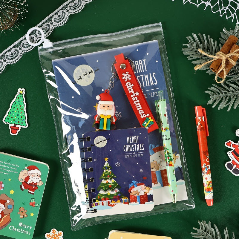 Christmas Student Stationery Set - Kawaii Holiday Study Supplies Gift Pack
