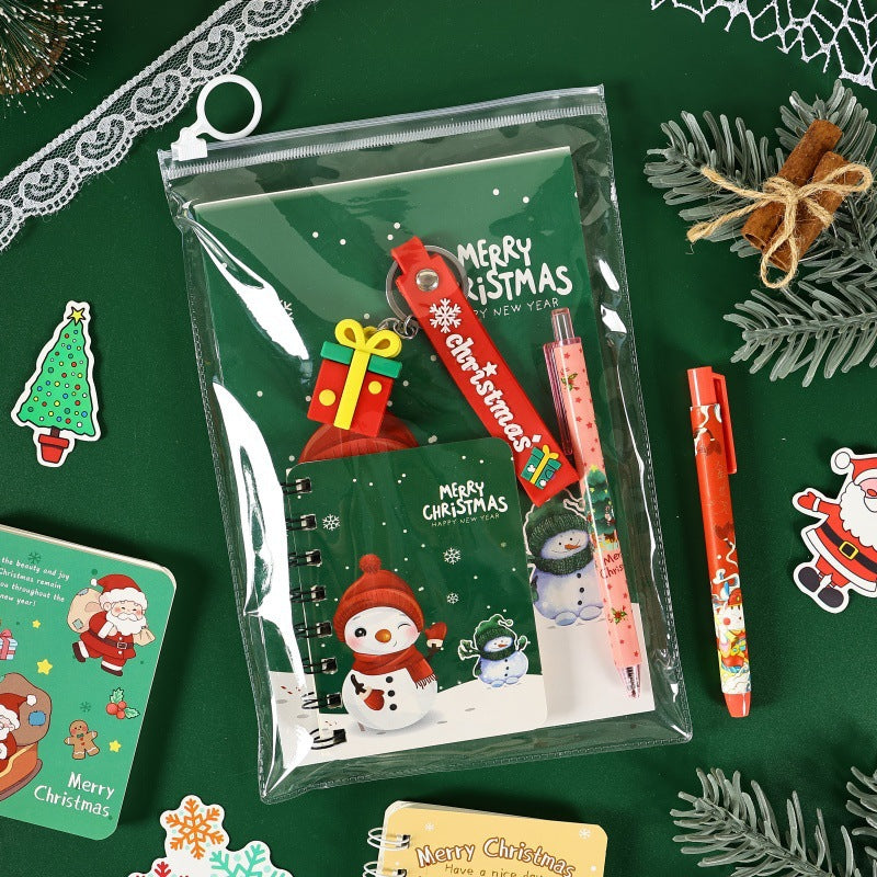 Christmas Student Stationery Set - Kawaii Holiday Study Supplies Gift Pack