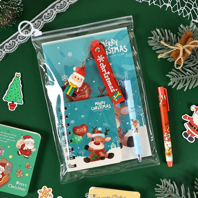 Christmas Student Stationery Set - Kawaii Holiday Study Supplies Gift Pack